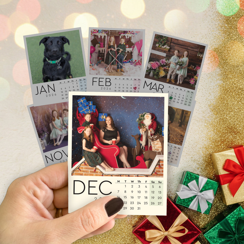 2026 Full‑Year Flat Magnet Calendar Set