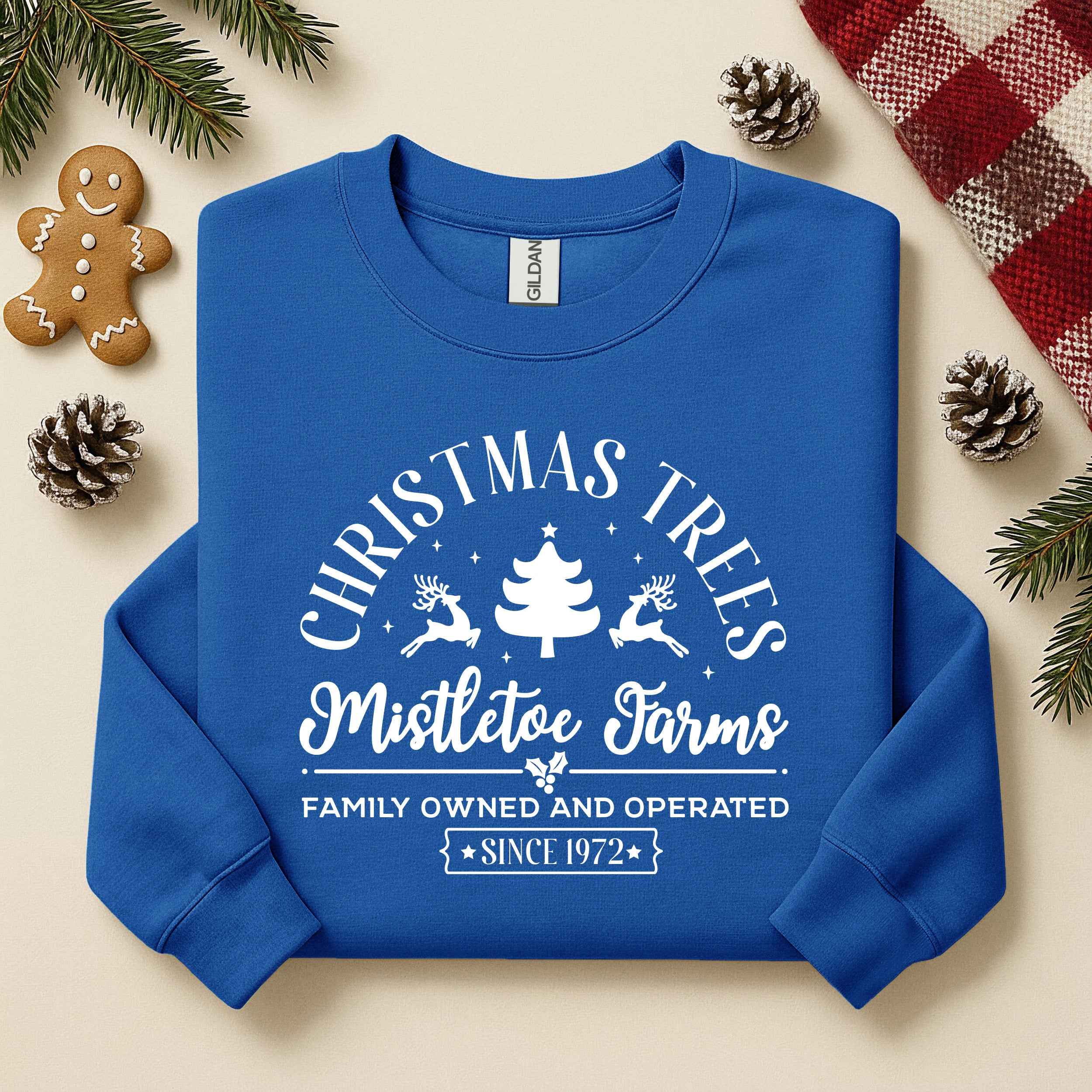 Mistletoe Farms Christmas Tree Crewneck