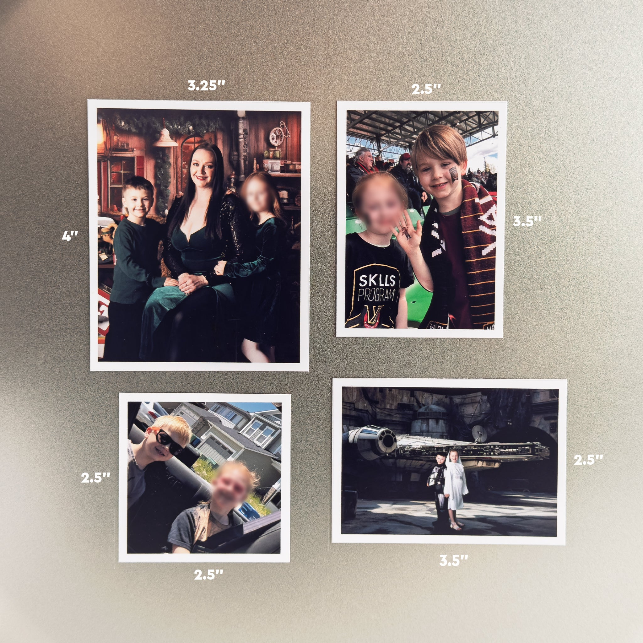 White-Frame Memory Magnets – Small Square
