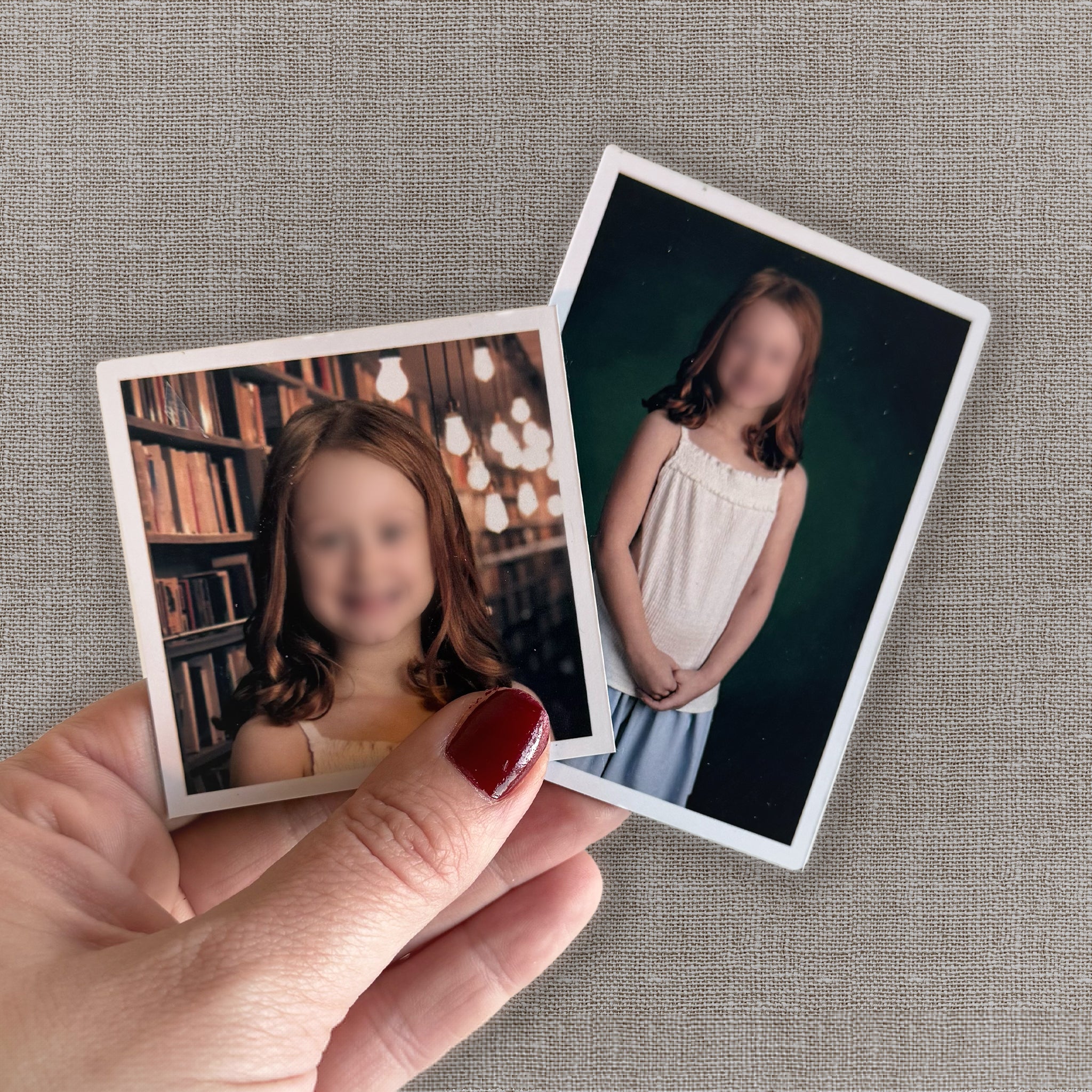 School Portrait Pack – White-Frame Memory Magnets