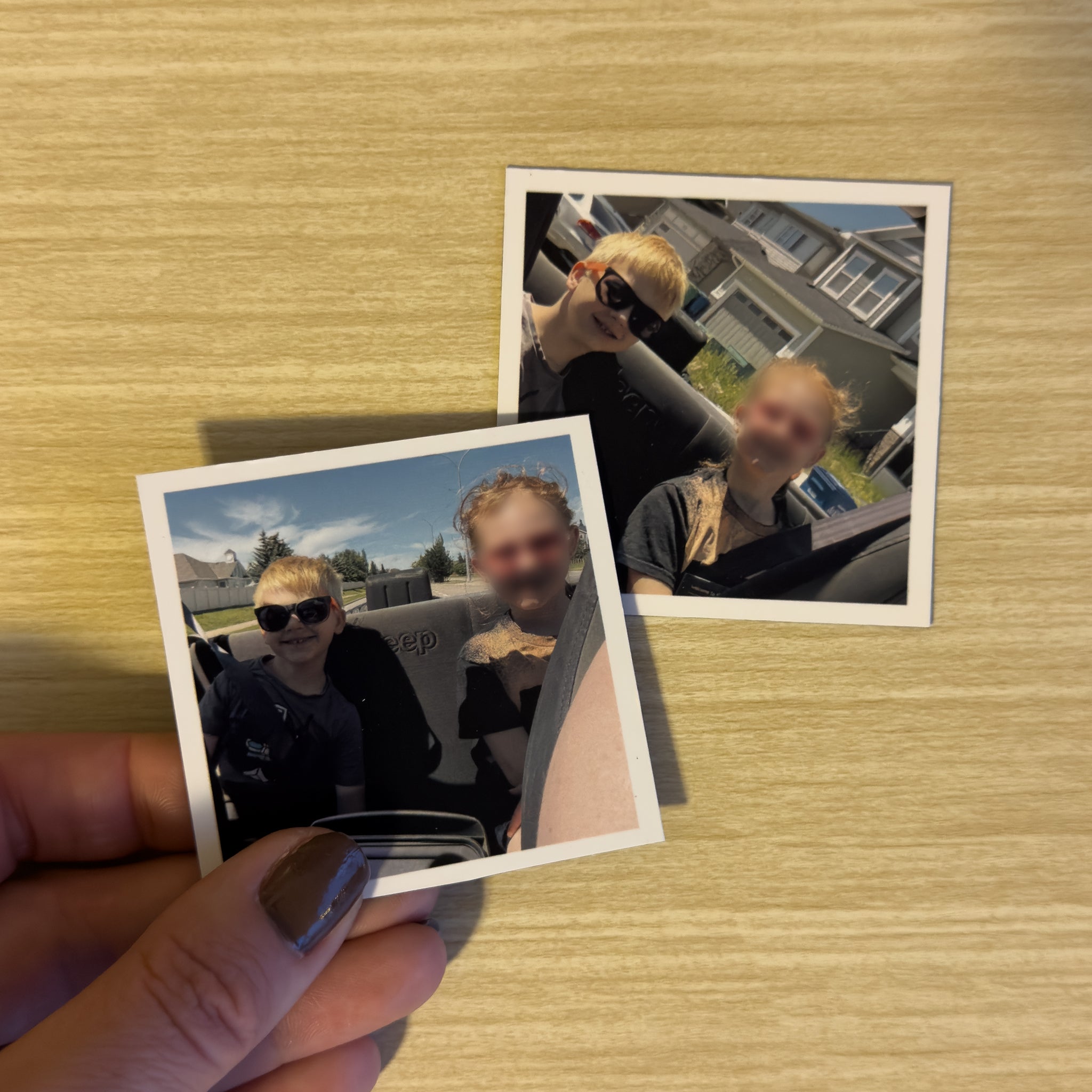 White-Frame Memory Magnets – Small Square