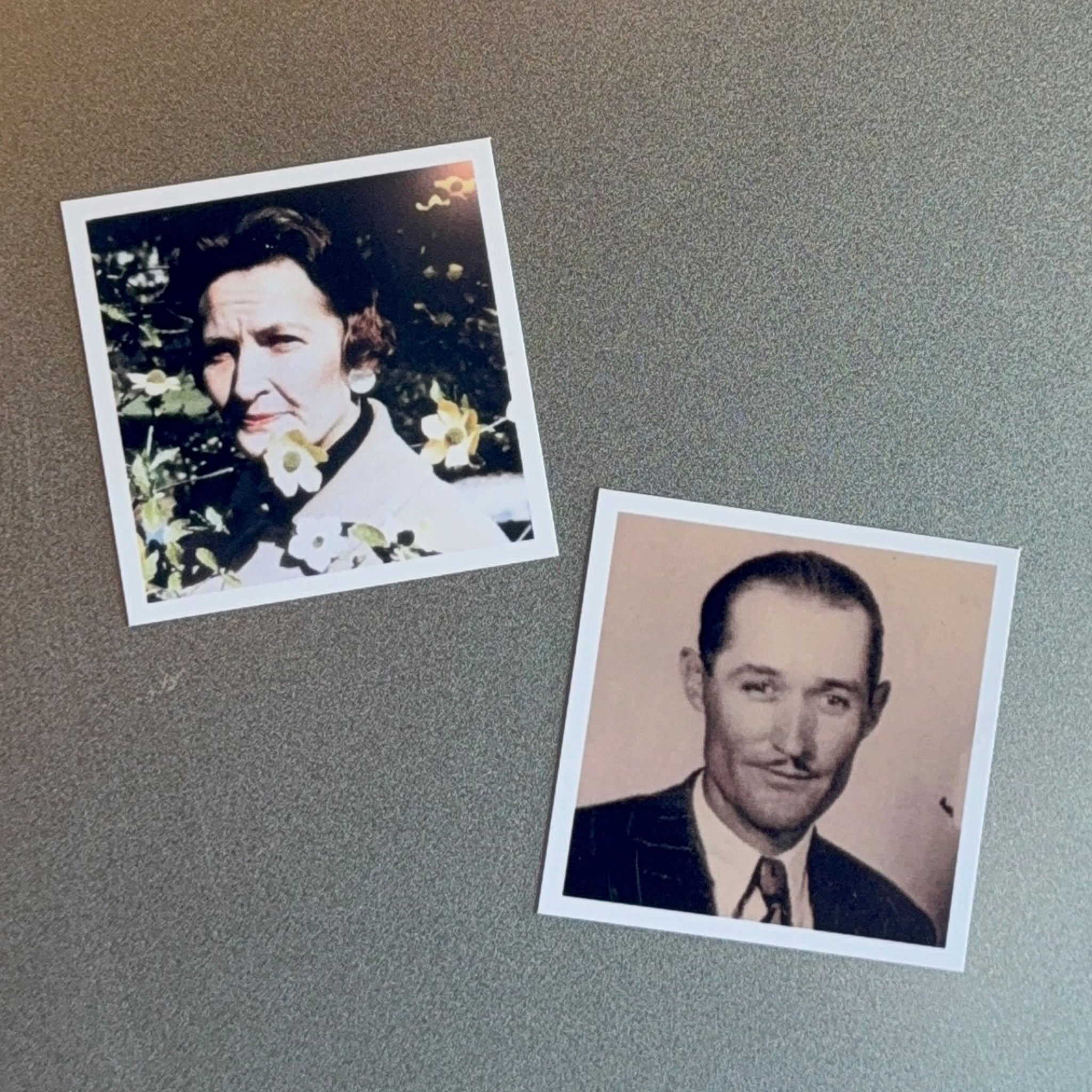 White-Frame Memory Magnets – Small Square