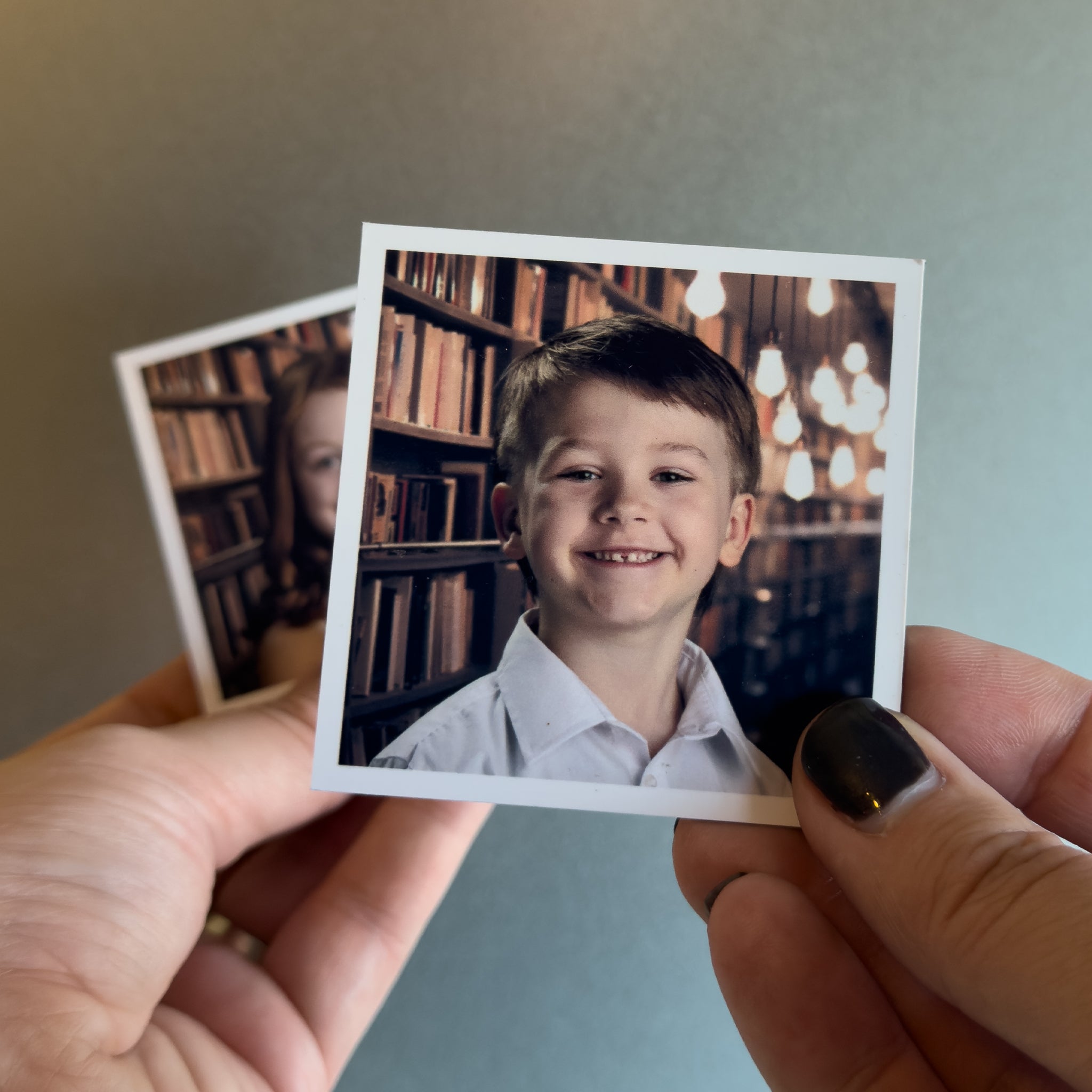 School Portrait Pack – White-Frame Memory Magnets