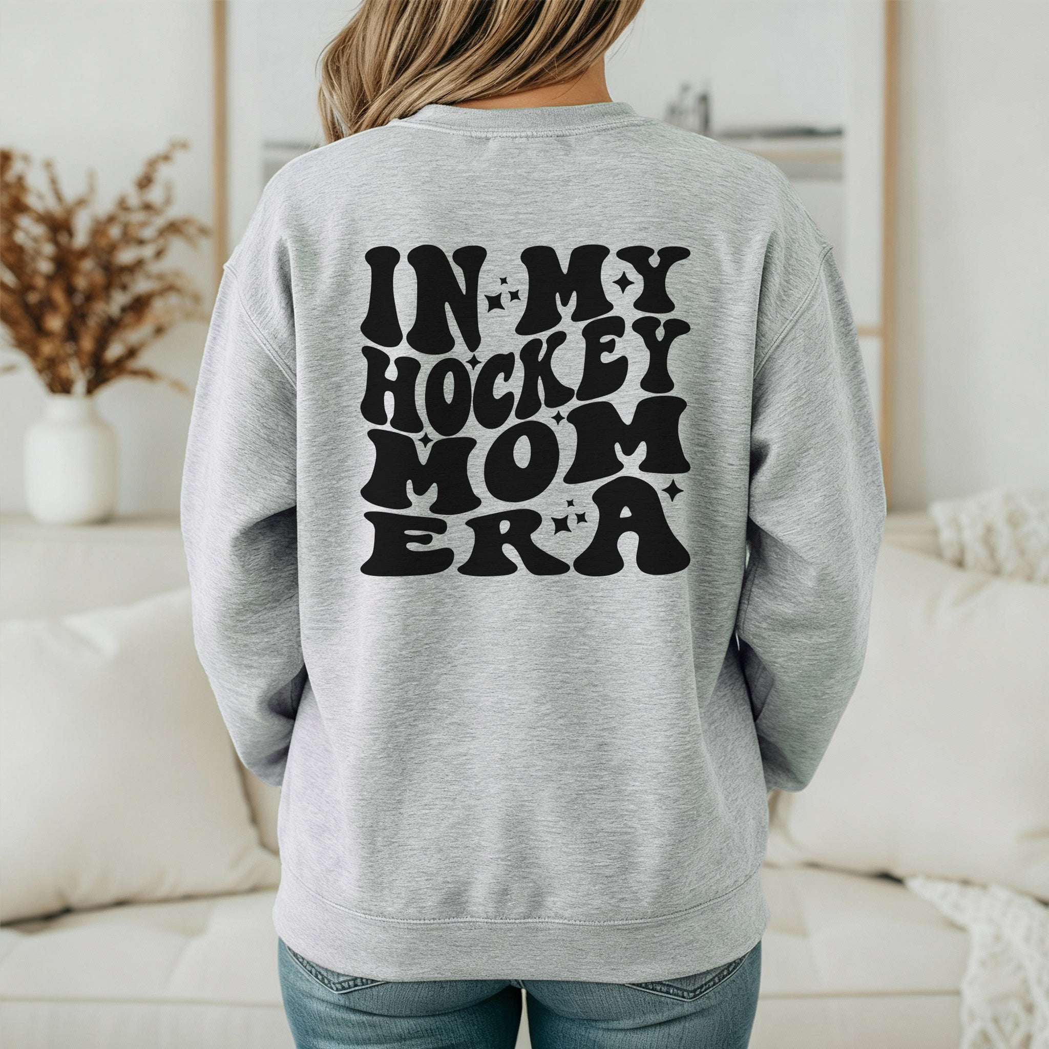 "In My Hockey Mom Era" Crewneck