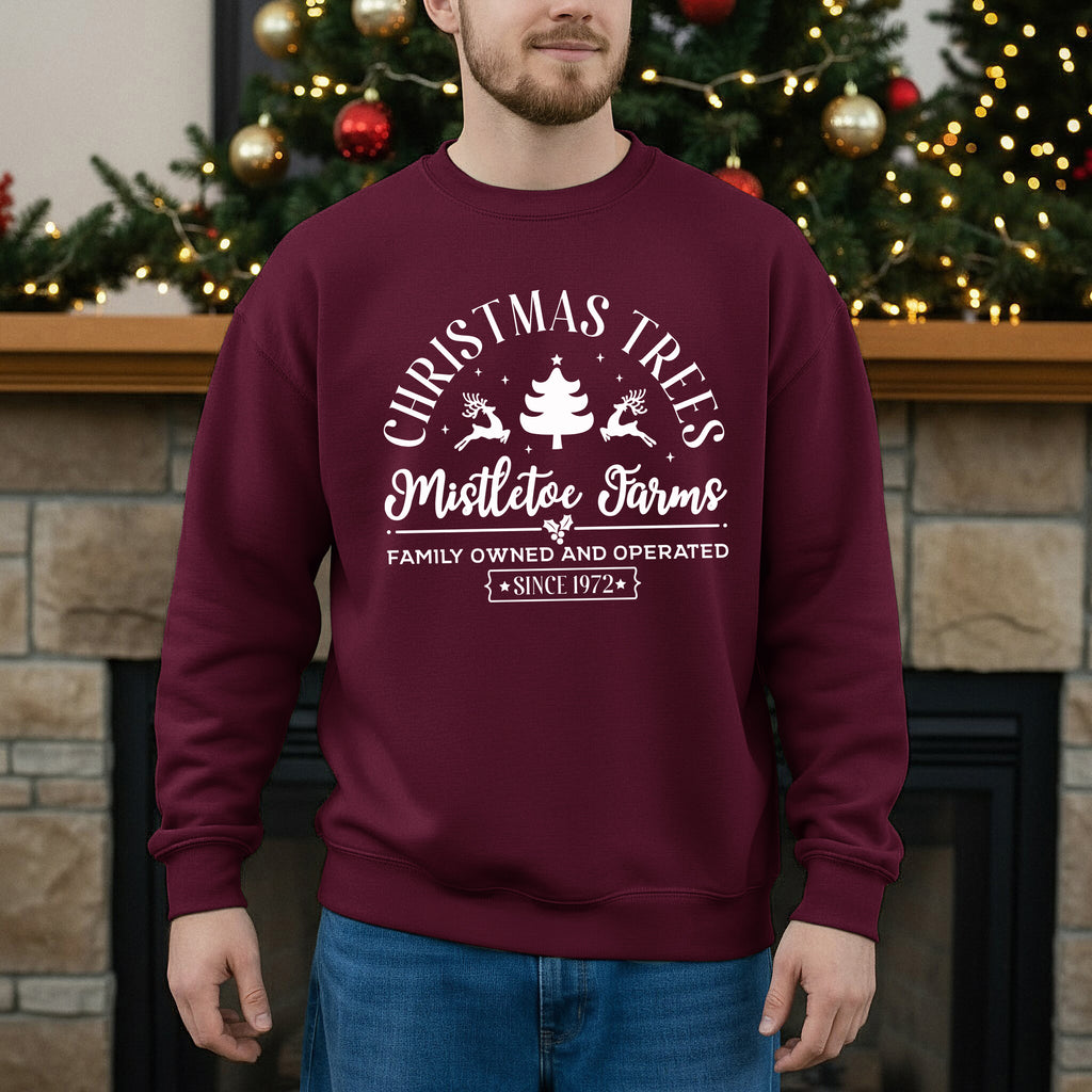 Mistletoe Farms Christmas Tree Crewneck