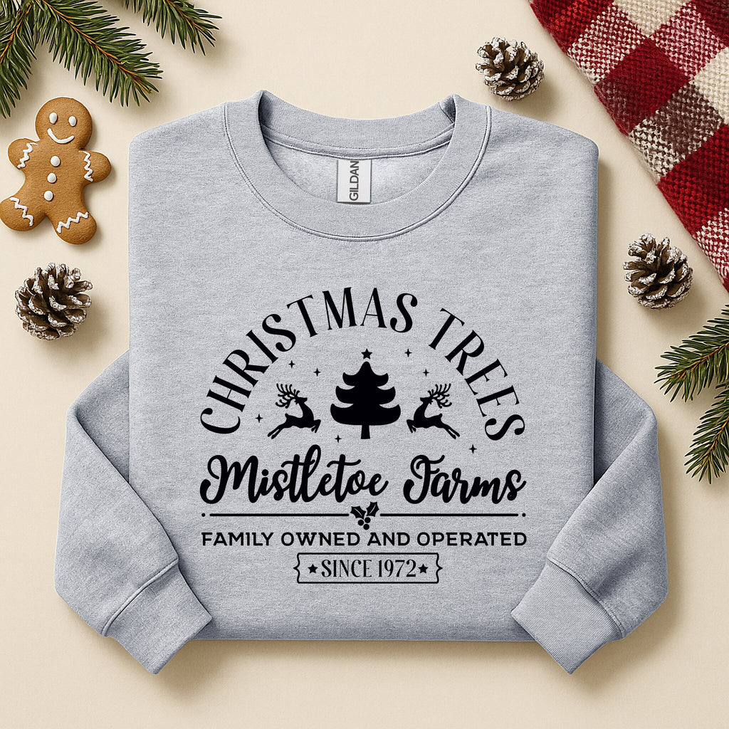 Mistletoe Farms Christmas Tree Crewneck