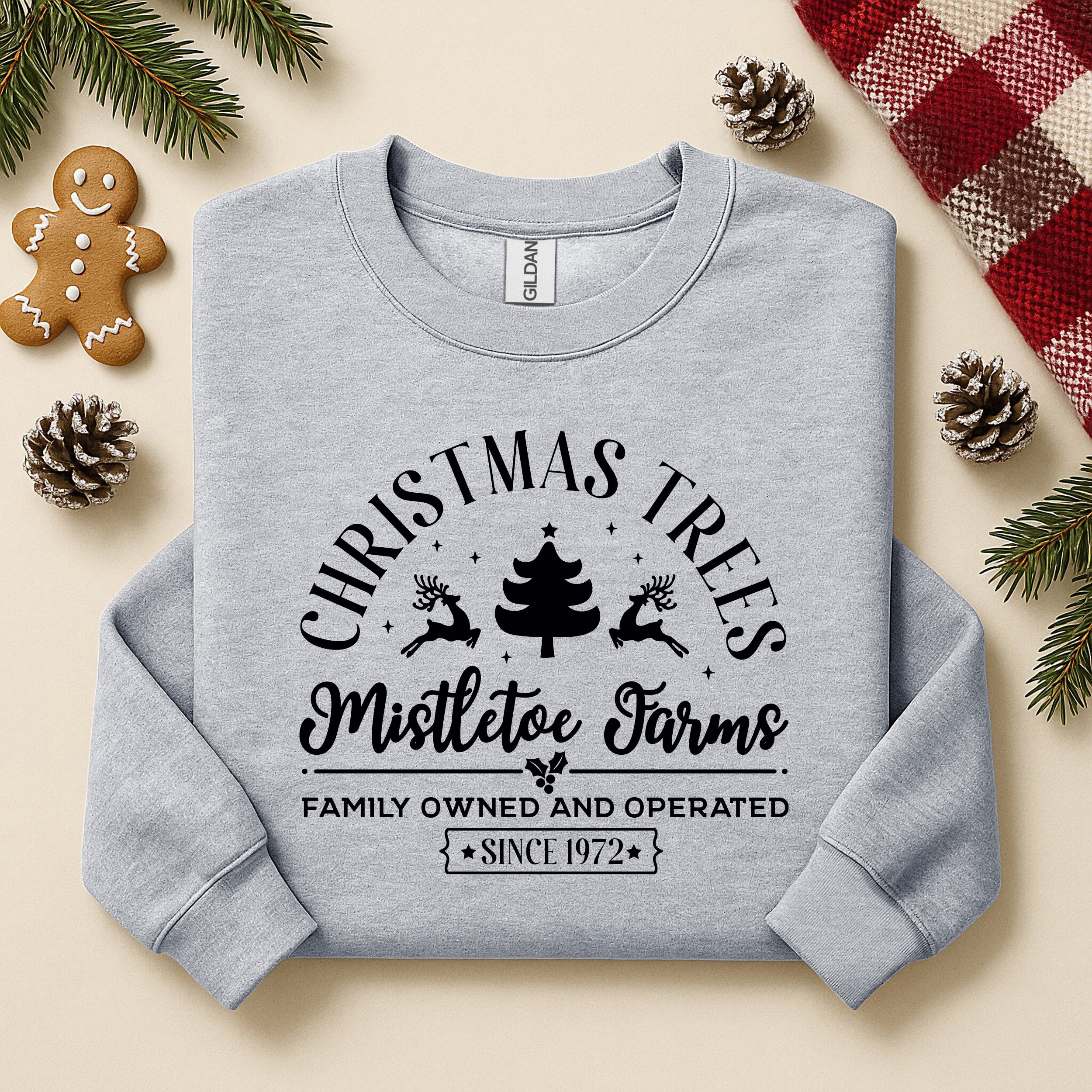 Mistletoe Farms Christmas Tree Crewneck