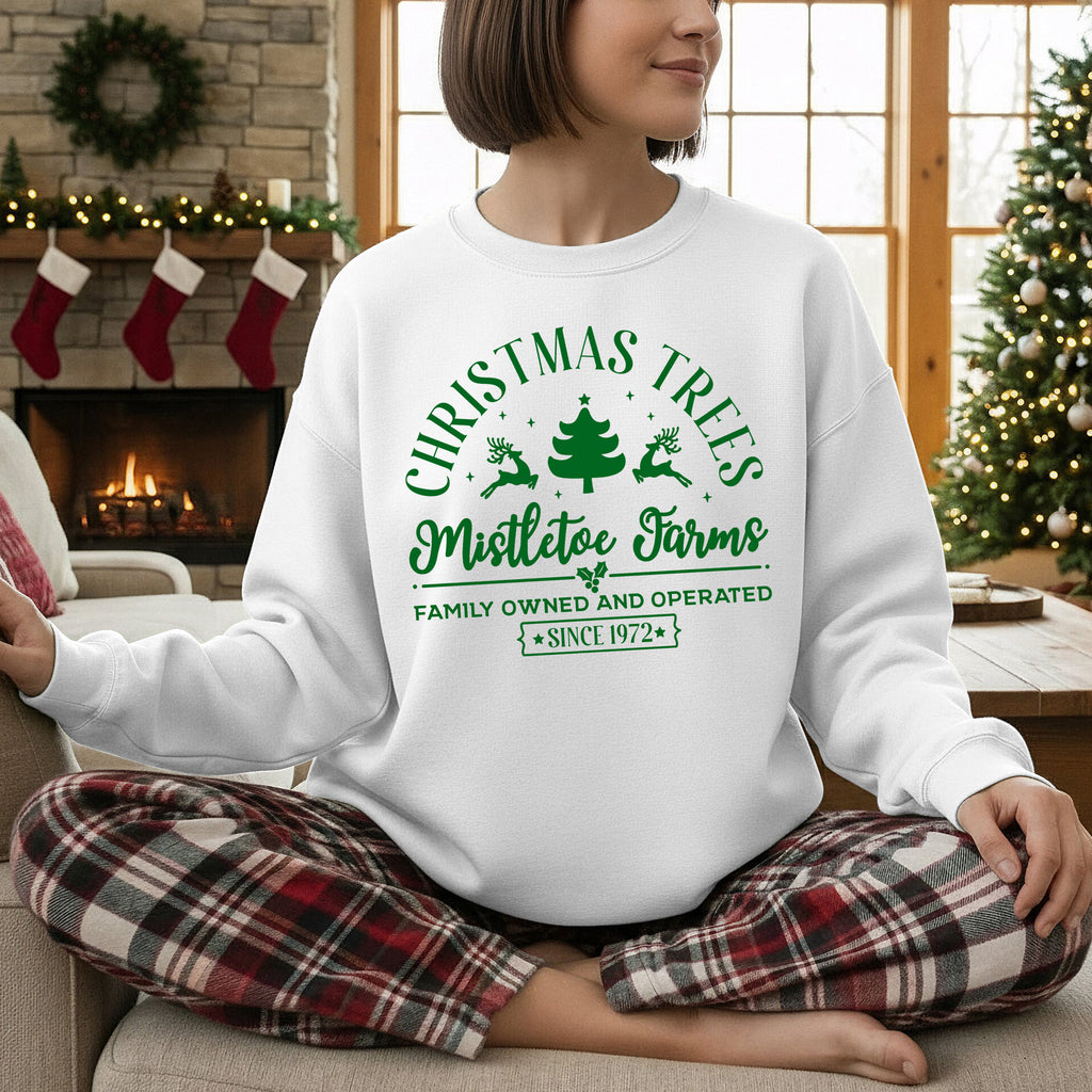 Mistletoe Farms Christmas Tree Crewneck