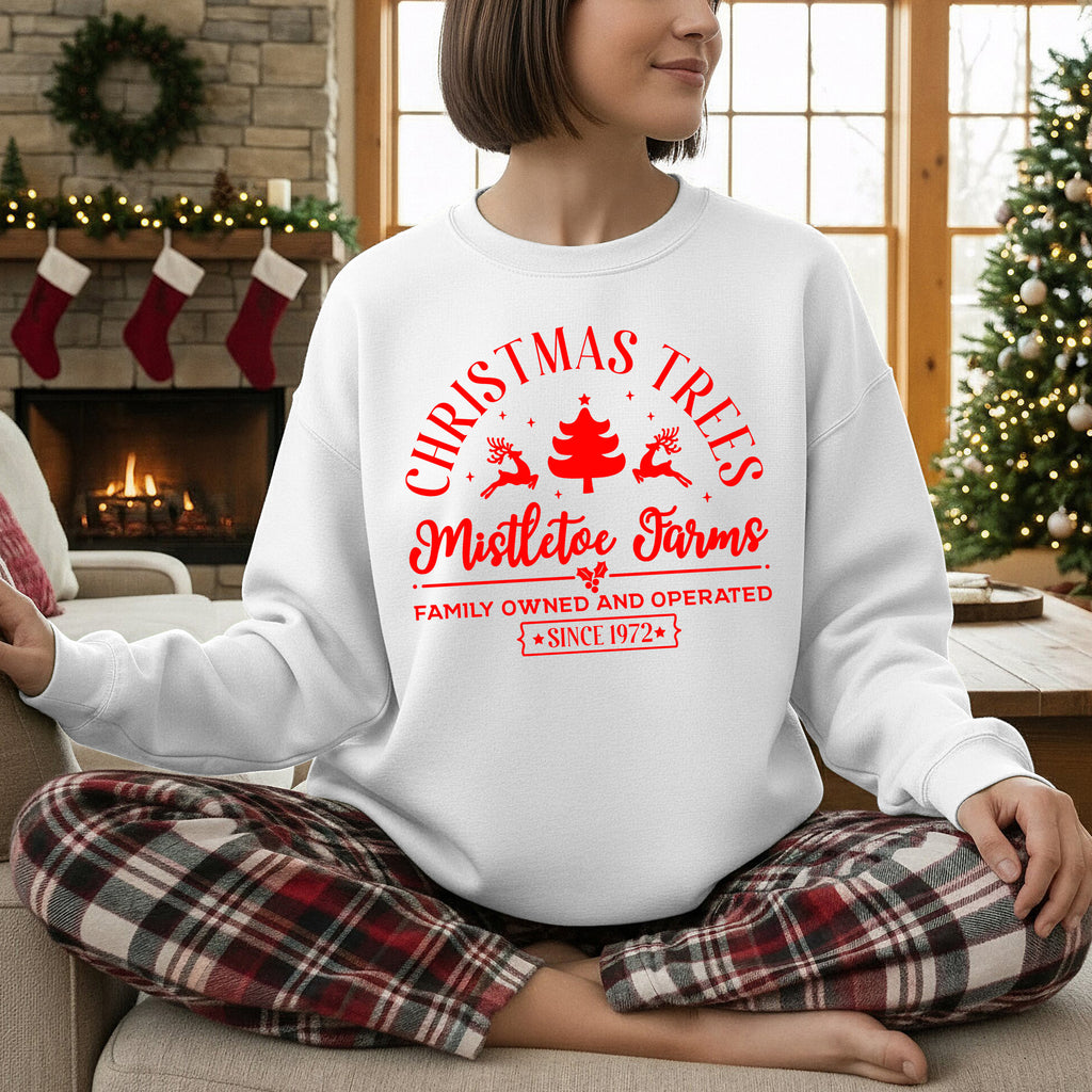 Mistletoe Farms Christmas Tree Crewneck